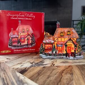 2005 Limited Edition Sugarplum Valley Pet Store Deluxe Lighted Christmas House